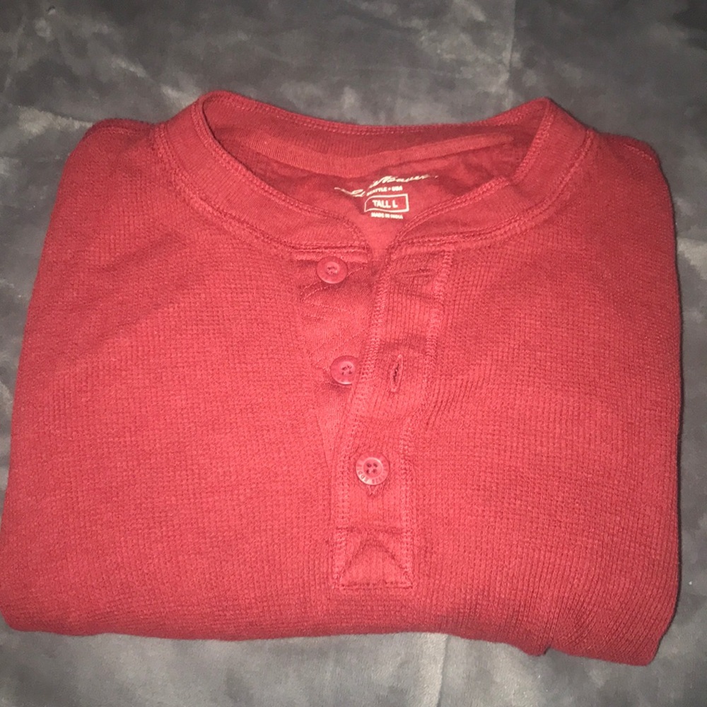 Men’s Tall Large Eddie Bauer Button Thermal